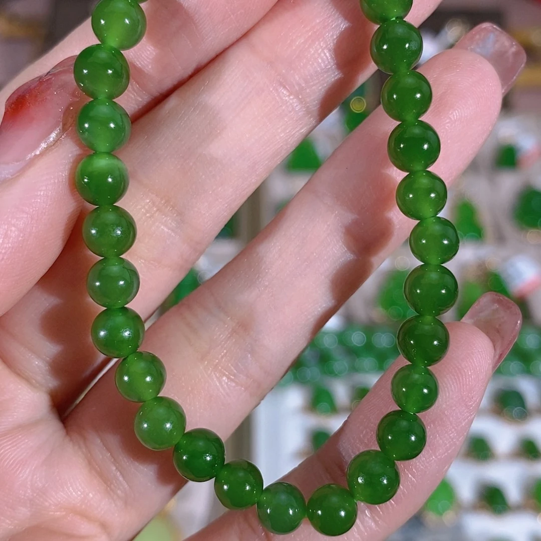 【闪购商品】和田玉(碧玉)珠宝首饰未镶嵌6m