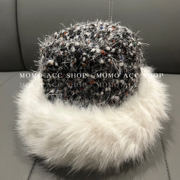 新款韩版冬款香风毛毛帽欧美风