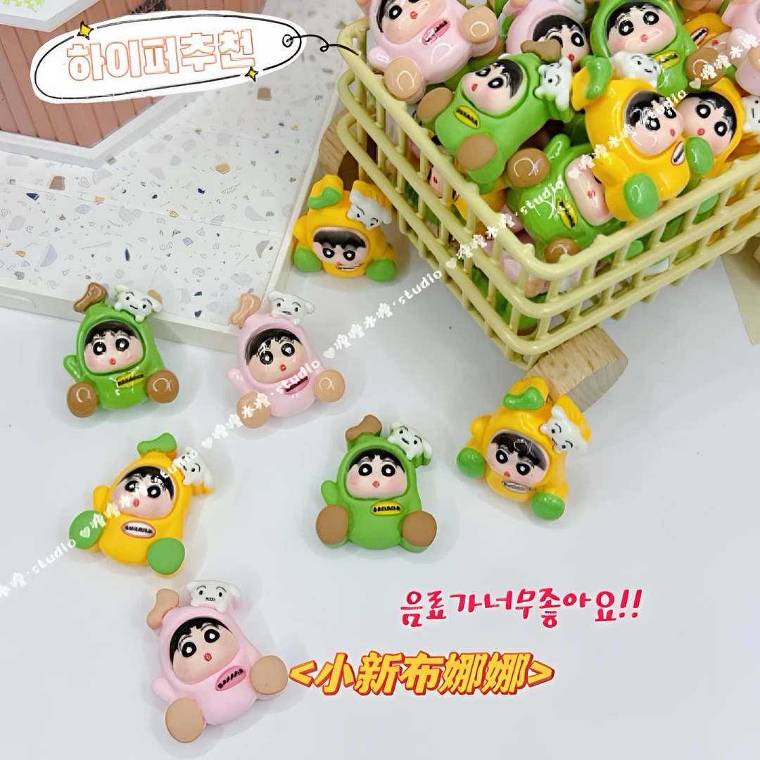 【瘦瘦定制-小新布娜娜】创意树脂diy食玩手工可爱摆件饰品配件