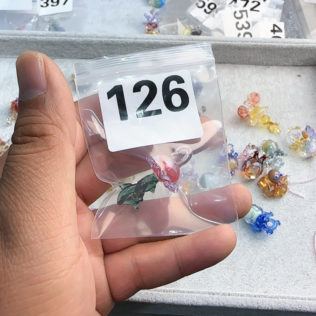 琉璃手工艺品126水母