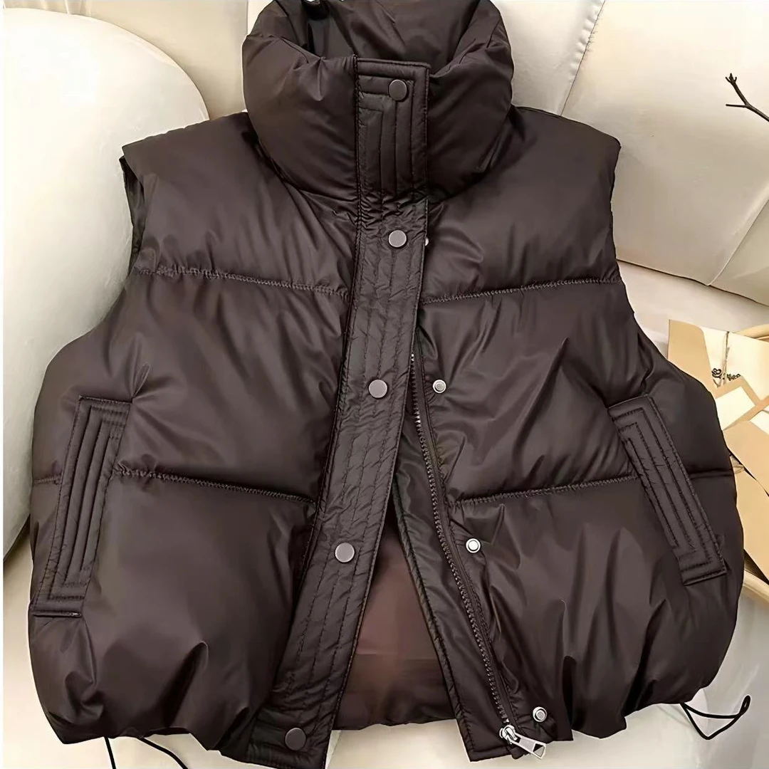 反季清仓大码棉服马甲女外穿洋气秋冬2024新款无袖坎肩外套小个字