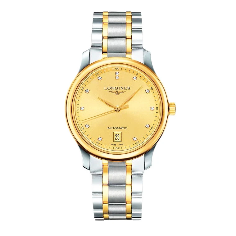 99新 Longines/浪琴 壹/名匠628钻石金盘/38.5表径男士