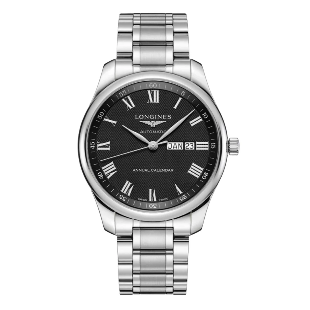 99新 Longines/浪琴 余/名匠920罗马黑/公价21300/表径42简约男款