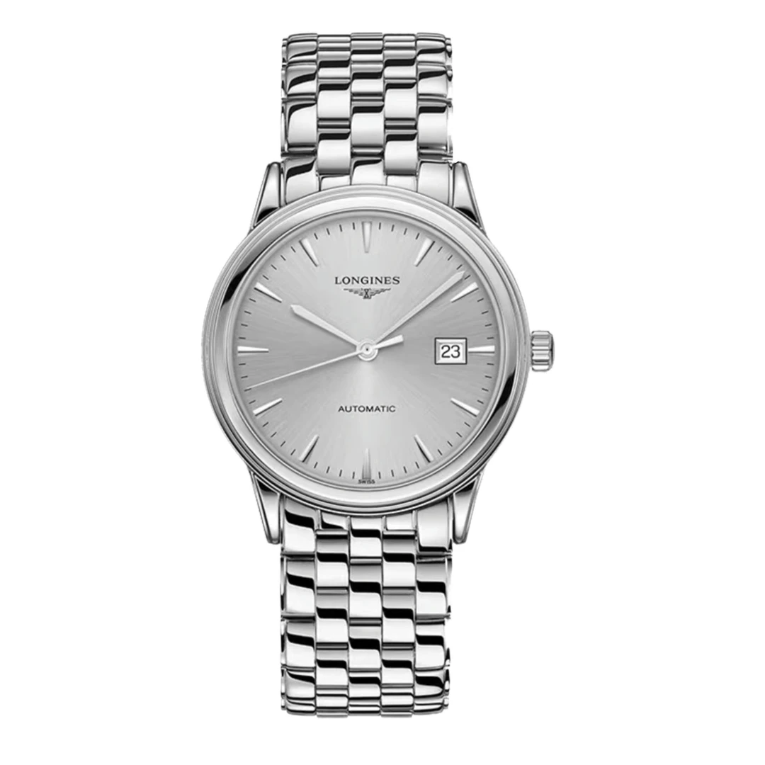 99新 Longines/浪琴 壹/军旗984条钉灰/表径40/23全套