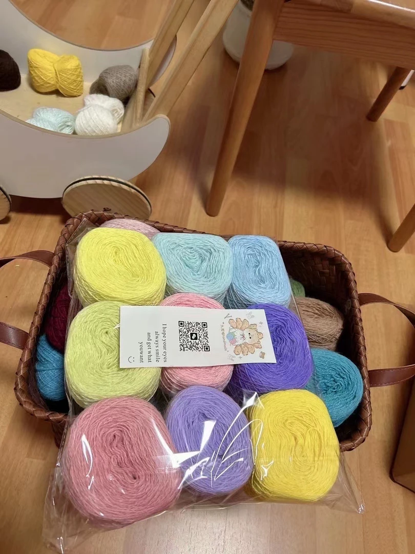 九尾喵“长毛貂（高含量）系列”玩偶专用线 棒针玩偶钩针玩偶diy手编