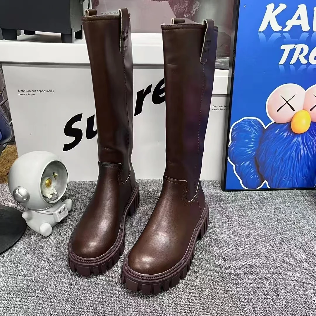 【三哥】长靴百搭新款时尚瘦瘦靴不过膝ins潮流女靴女鞋