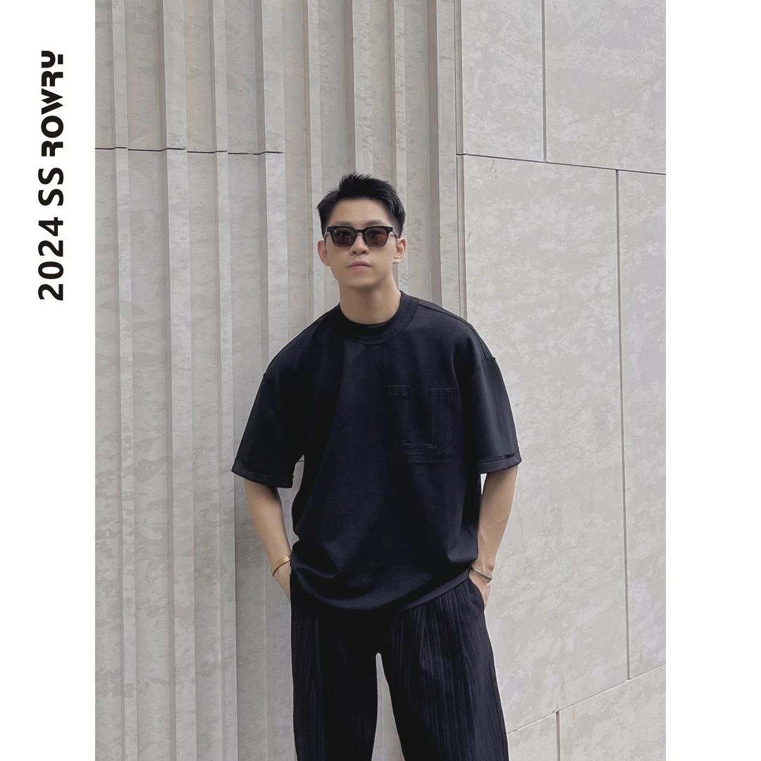 [断码捡漏]灰标系列260G空气层外裁设计凉感垂感丝滑夏季短袖T恤