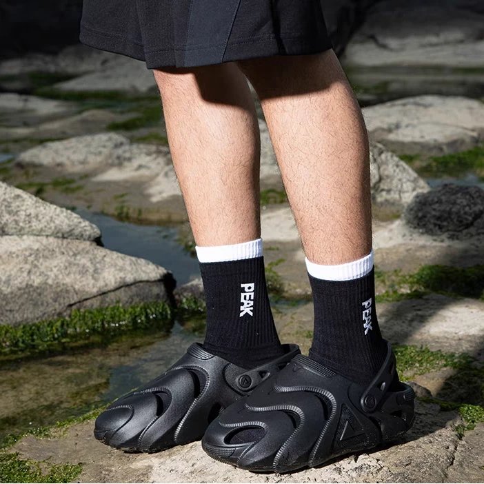 匹克态极洞洞鞋舒适不磨脚防臭户外透气夏季街头拖鞋潮流男子男士