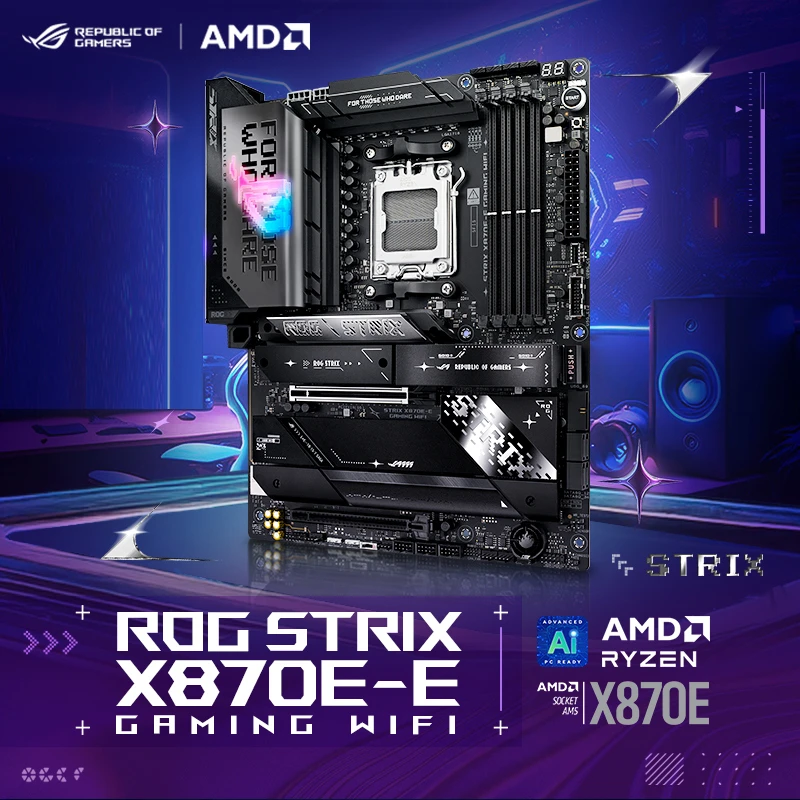 华硕 ROG STRIX X870E-E WIFI 电竞主板 9950X3D/9800X3D（X870）