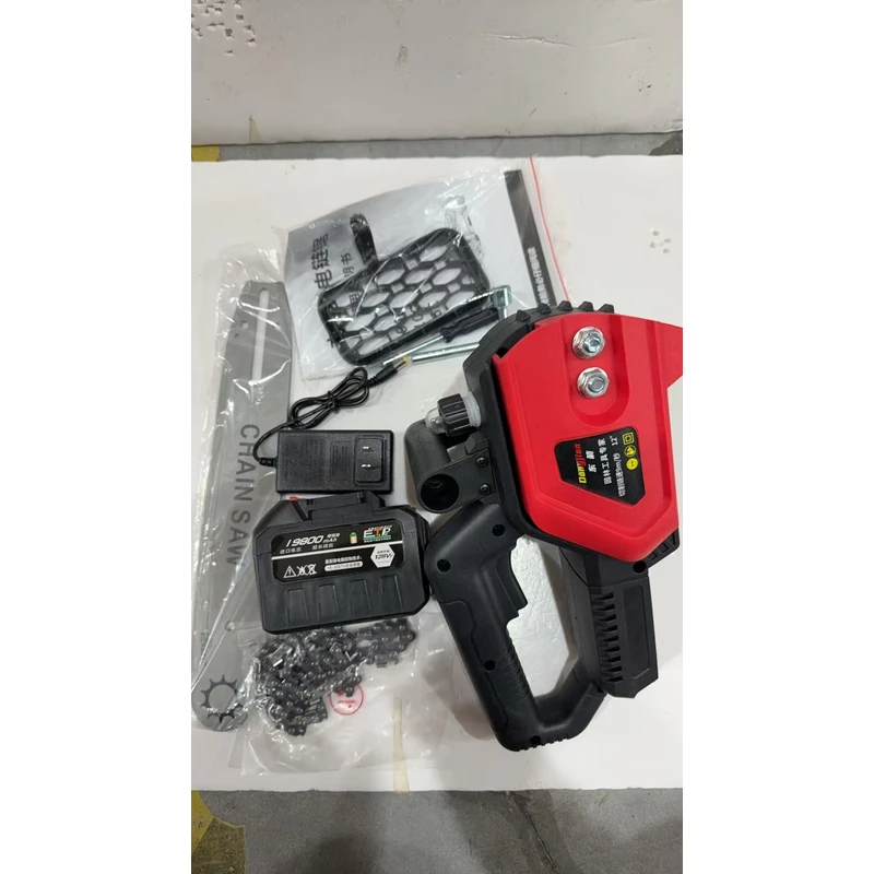 【郑总专属】【12寸锂电锯15节电池】一电一充便携锂电电链锯切木