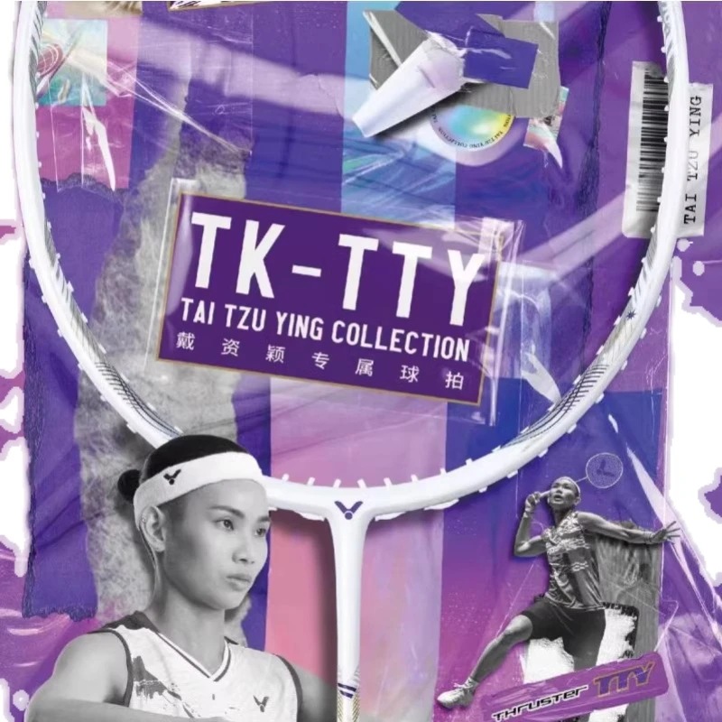 VICTOR威克多胜利羽毛球拍TKTTY碳纤维进攻型戴资颖专属战拍