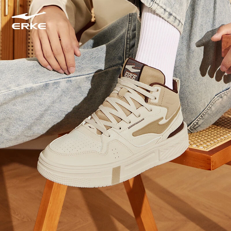 【吴总推荐】征服3.0丨鸿星尔克秋季男时尚休闲百搭透气潮流高帮鞋