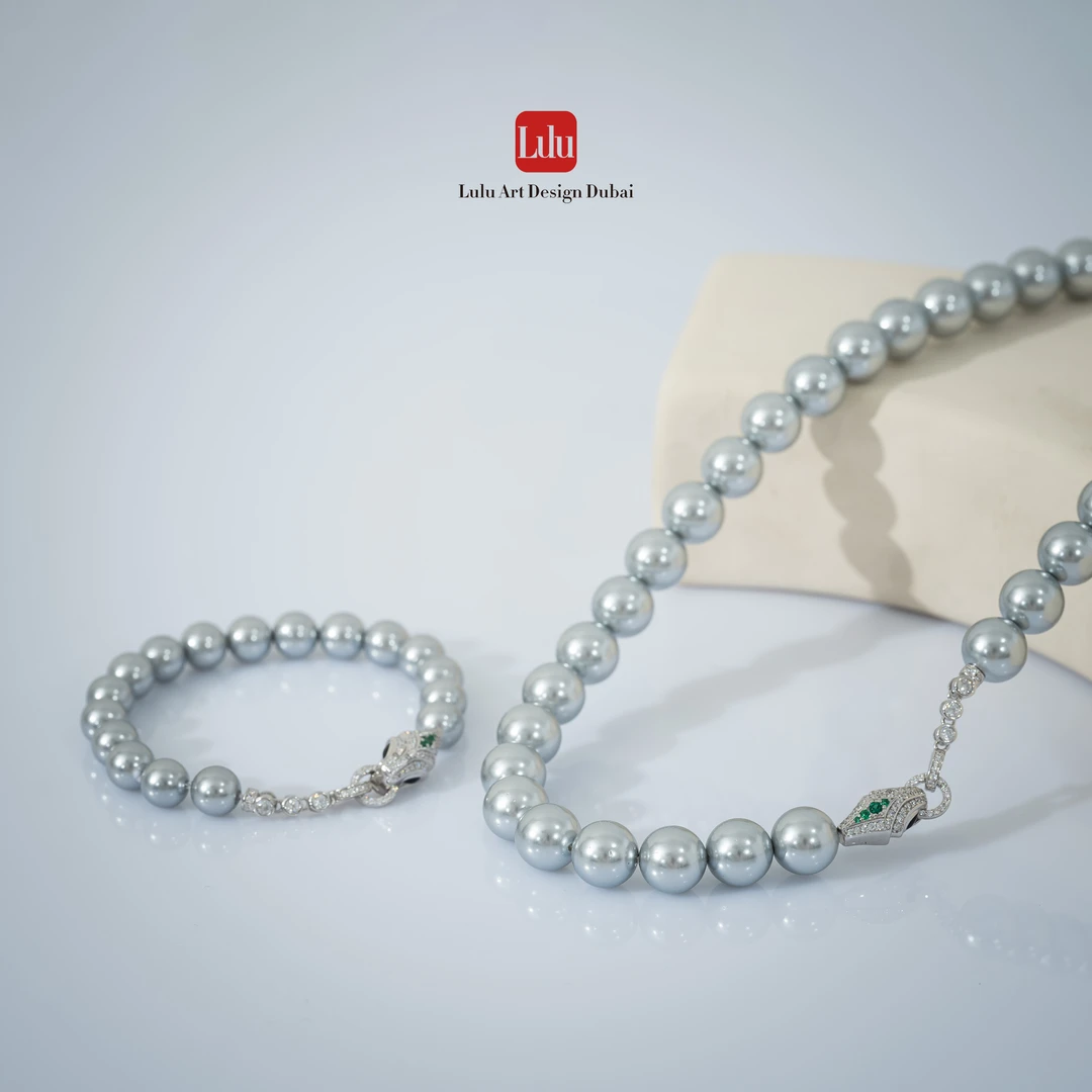 铜合金项链 迪拜LULU 【灵蛇两件套】爆款蛇年新年项链手链TH29