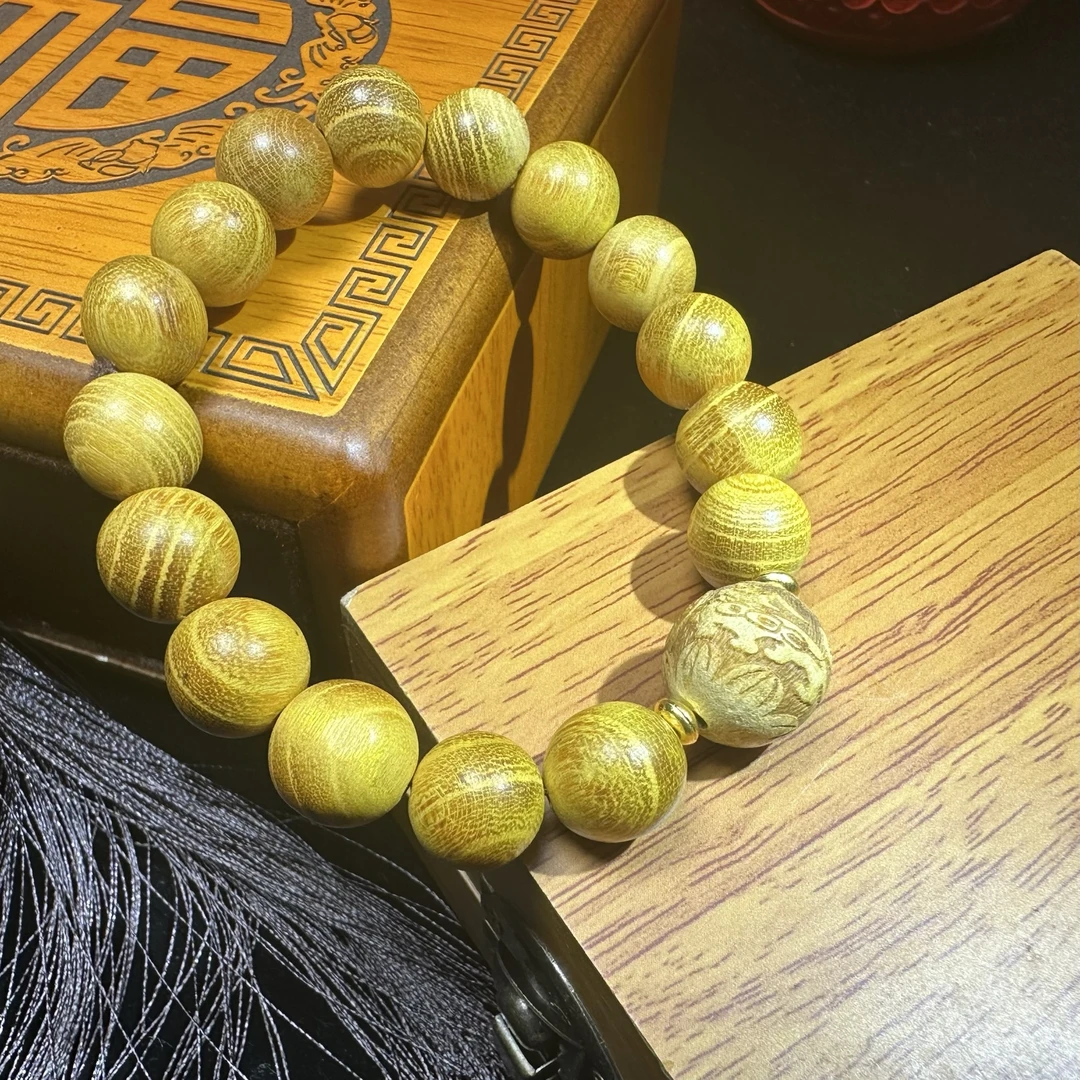 MS016【多福来】黄金圣药 檀木 卡12-多样性拍一发一