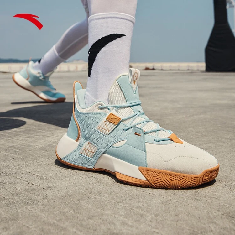 安踏速逸2代丨2024春季网面外场实战中帮耐磨篮球鞋男缓震运动鞋