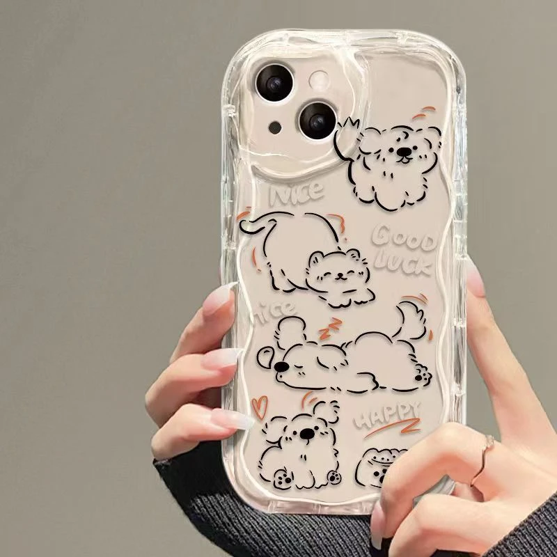 瞌睡狗适用苹果15/14手机壳11iphone13pro女12华为vivo小米oppo