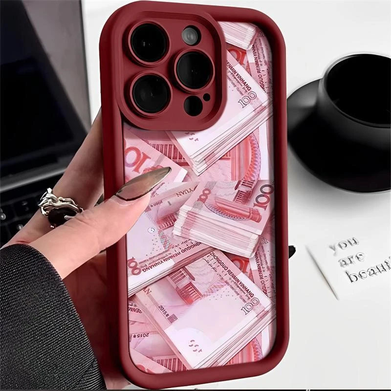 创意大钞适用苹果15/14手机壳11iphone13pro女12华为vivo小米oppo
