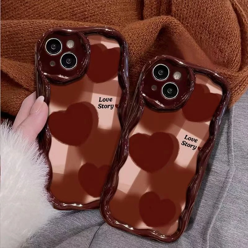 格子爱心适用苹果15/14手机壳11iphone13pro女12华为vivo小米oppo