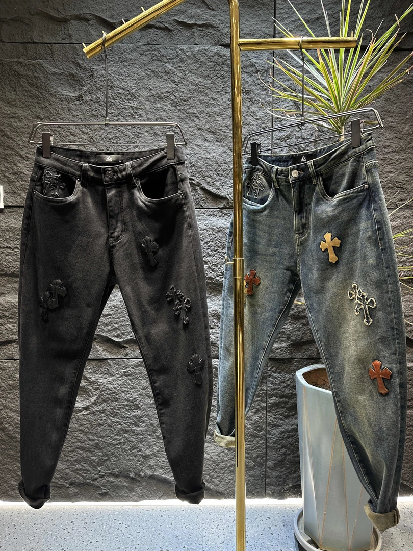 （闹闹男装）5607男牛仔裤子男士复古百搭休闲时尚韩版潮流牛仔裤