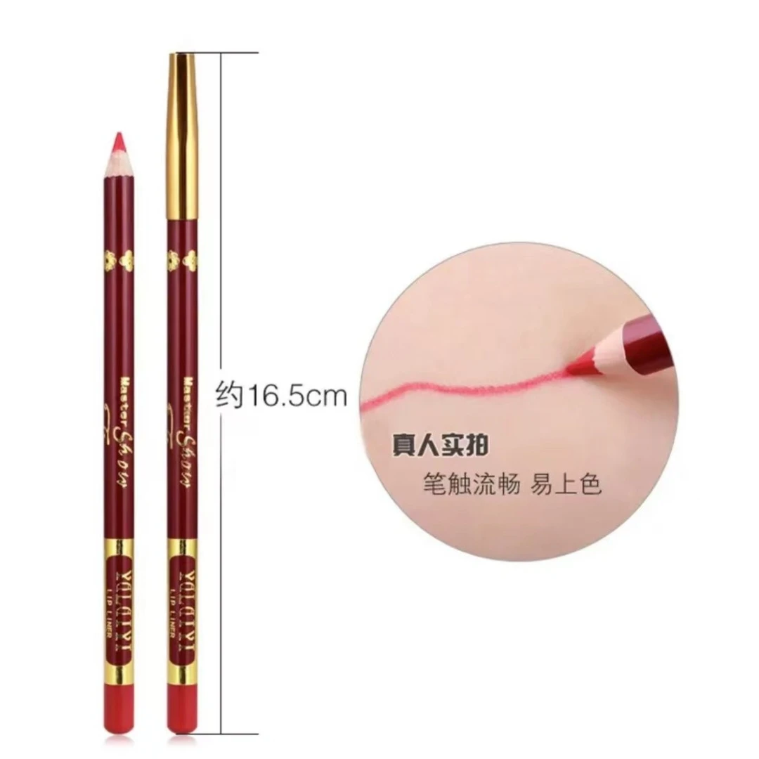 1纹绣专用设计唇型防水唇笔不脱色红色唇线笔防汗不易掉上色便携