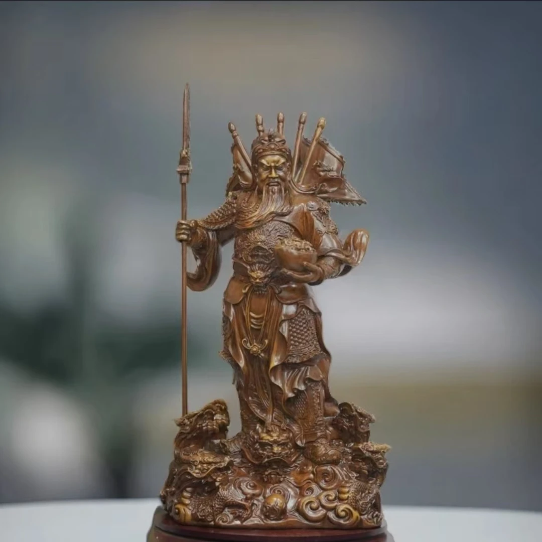 16寸元宝关公摆件玄关摆件长22cm高50cm    SPY