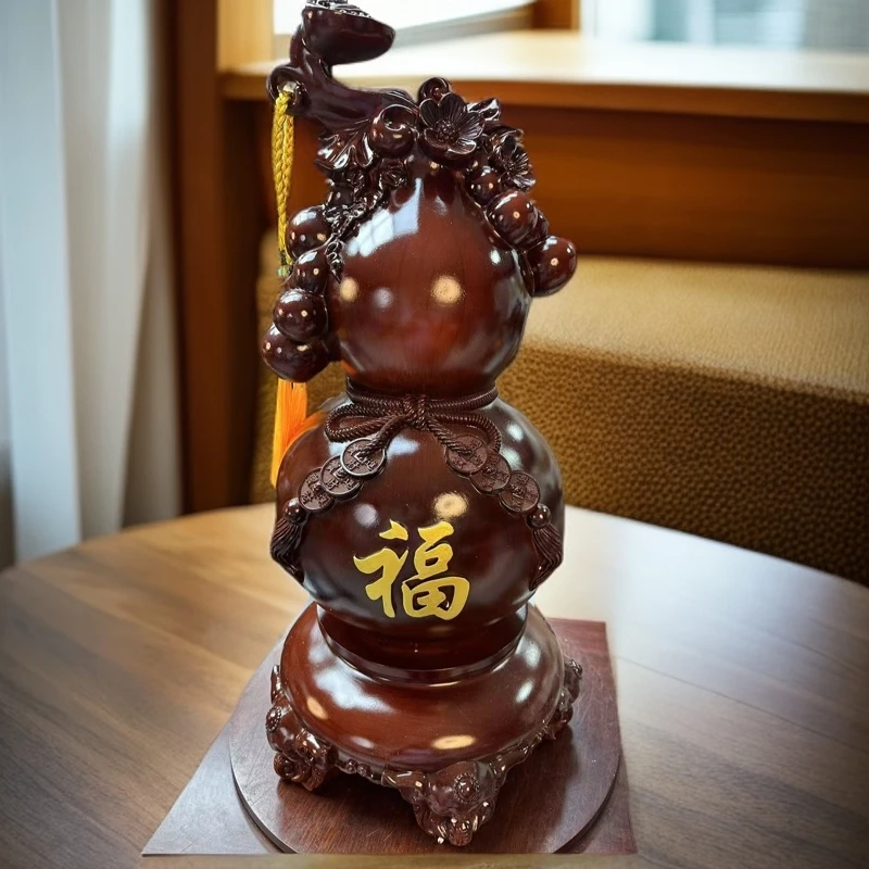 福禄如意葫芦摆件书房客厅送人装饰摆件   高42cm    SPB