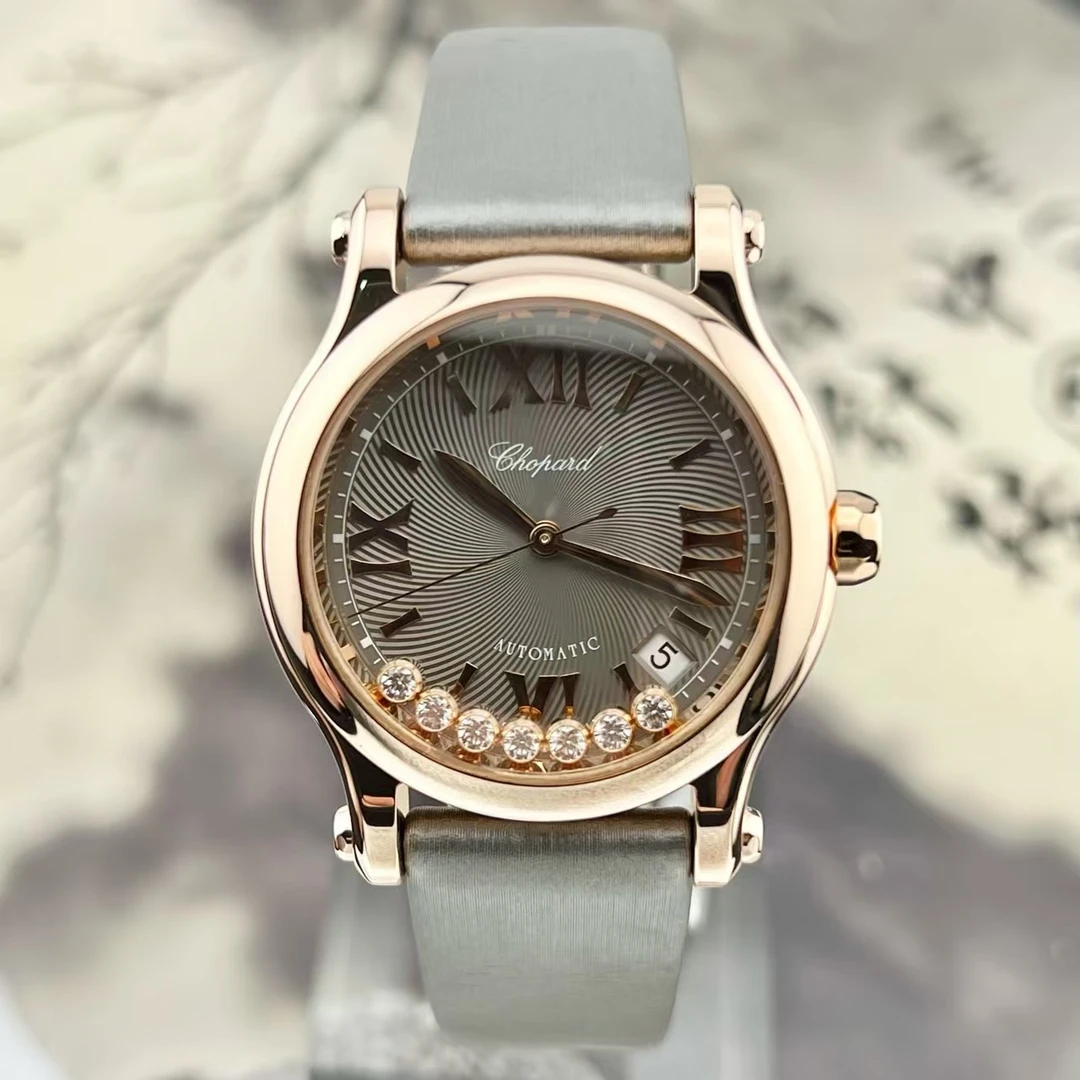 99新 Chopard/萧邦 单表 36mm 274808-5012 快乐钻 机械 灰面