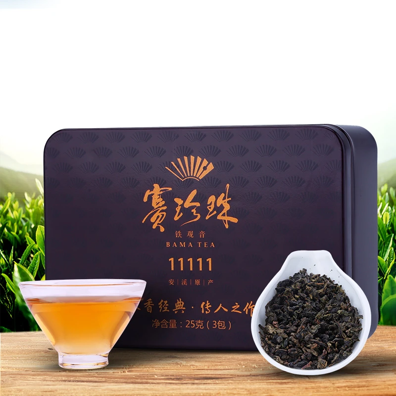 八马茶业｜高端赛珍珠11111 特级浓香铁观音25克茶叶安溪浓香型