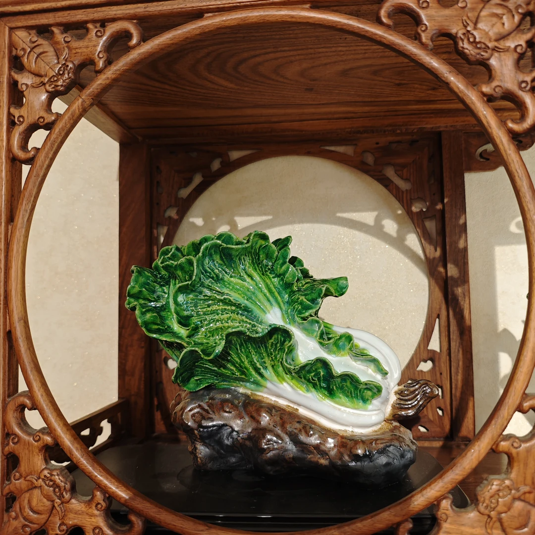 【生财有道25cm*15cm*20cm】陶瓷石湾公仔高档家居摆件