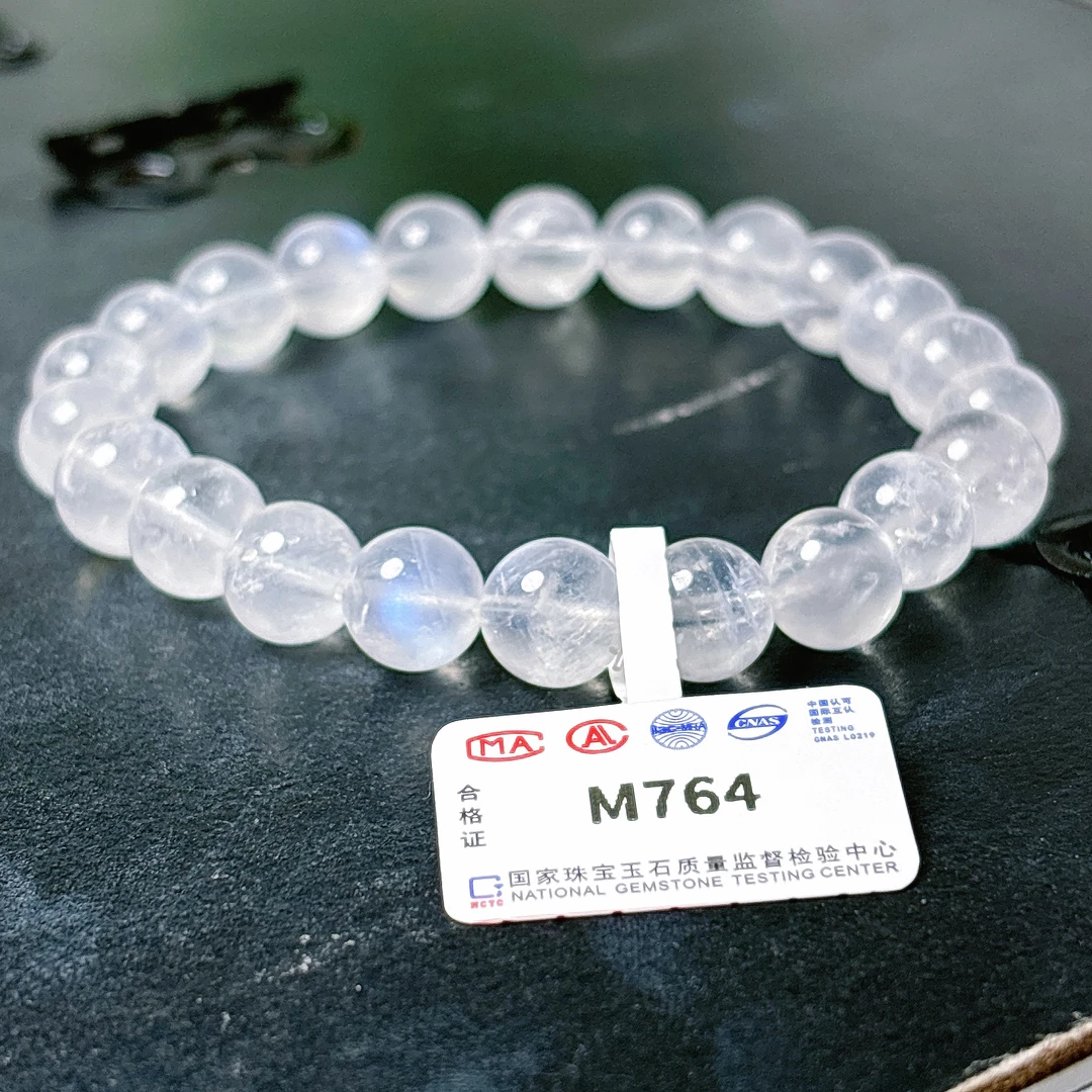 【阿波严选】天然蓝月光石手链-多样性发一M764