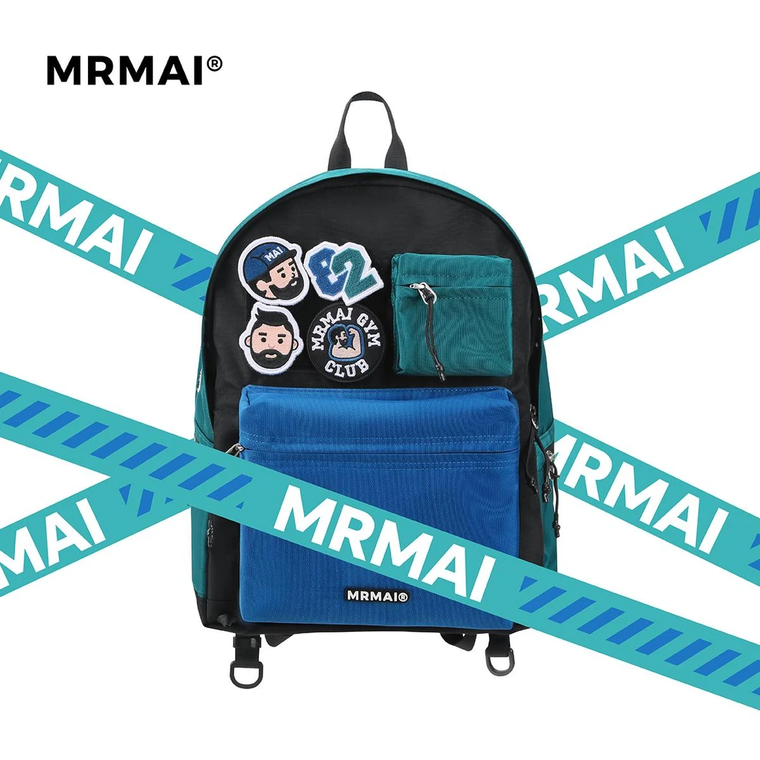 MRMAI CHILL系列旅游潮流户外运动撞色书包大号电脑背包双肩包