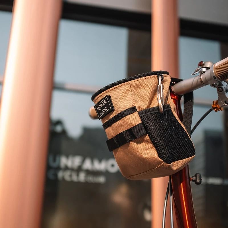 日本进口SLOWER车头包自行车骑行挂包水壶包大容量电动车前收纳袋