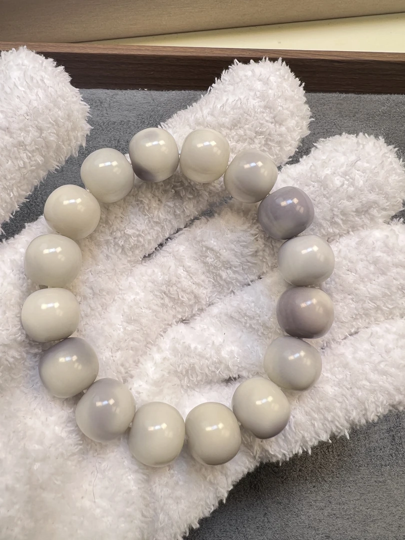 菩提根香芋紫花皮干膜胖苹果珠高抛13mm