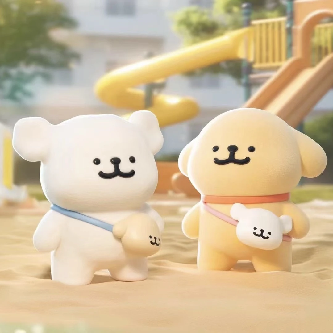 【拆盒】线条小狗我俩世界要好系列盲盒潮玩