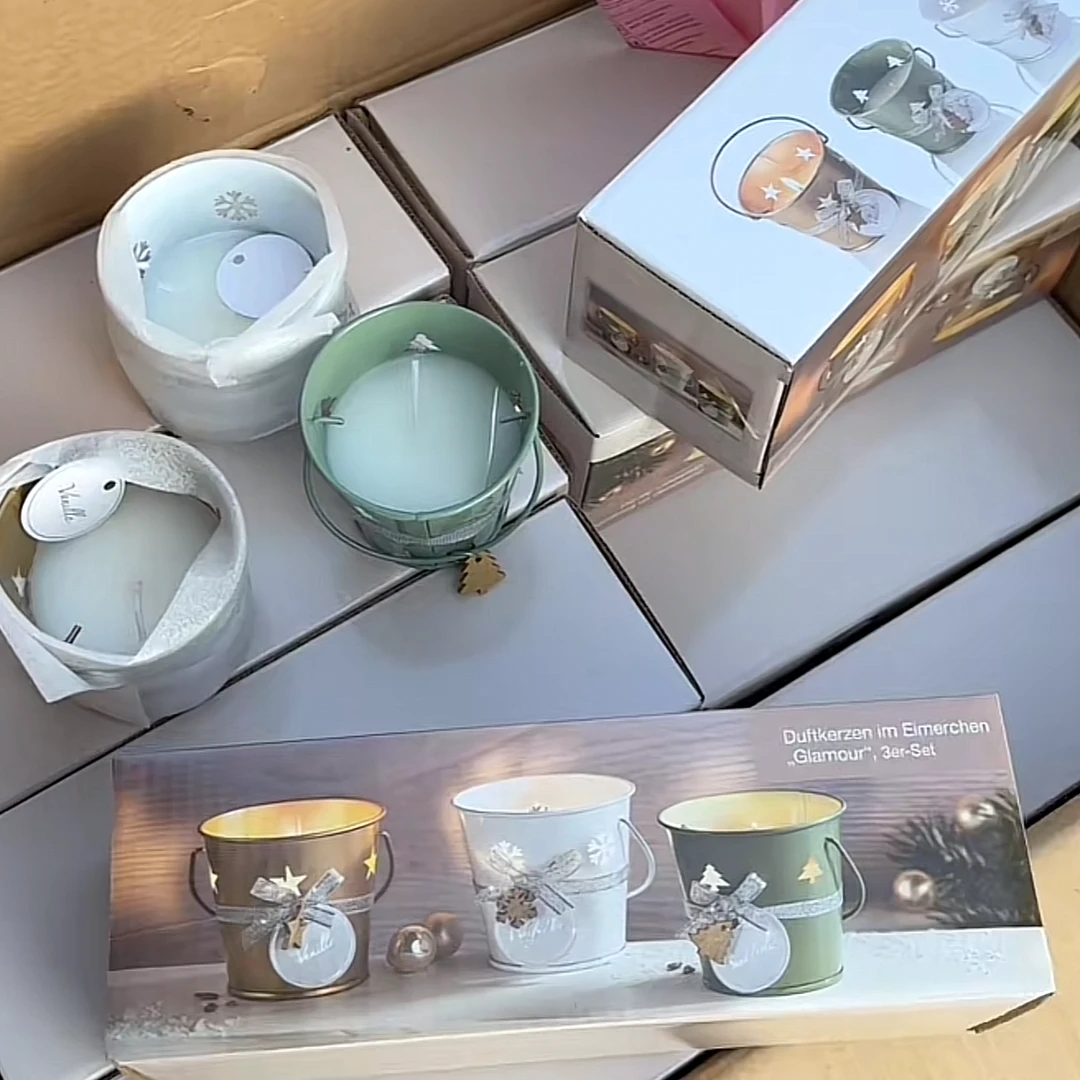 氛围感铁艺香勋蜡烛