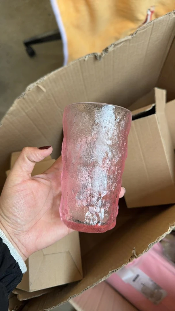 7月22号发3个！粉色玻璃杯 NO.退.NO换