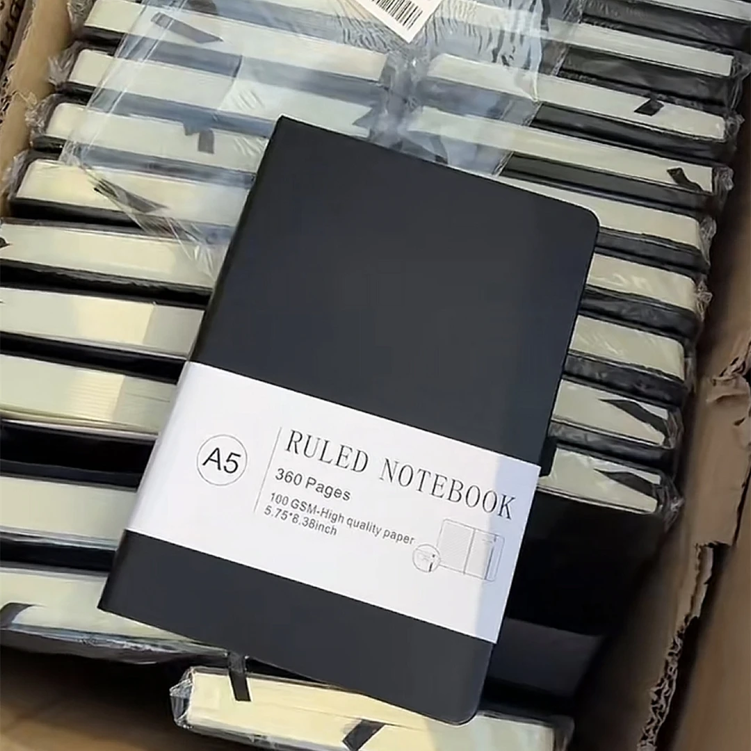 3月14号一246号 A5黑色高品质本子记事本360页