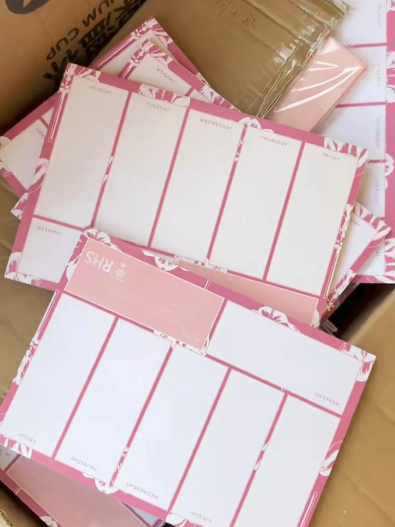 6月3号——粉色计划本