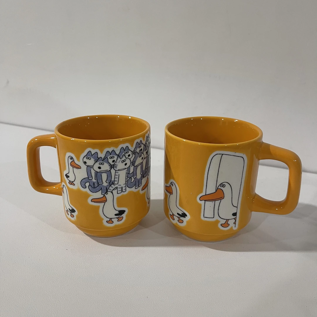 卡通鸭子陶瓷杯NO.退.NO换