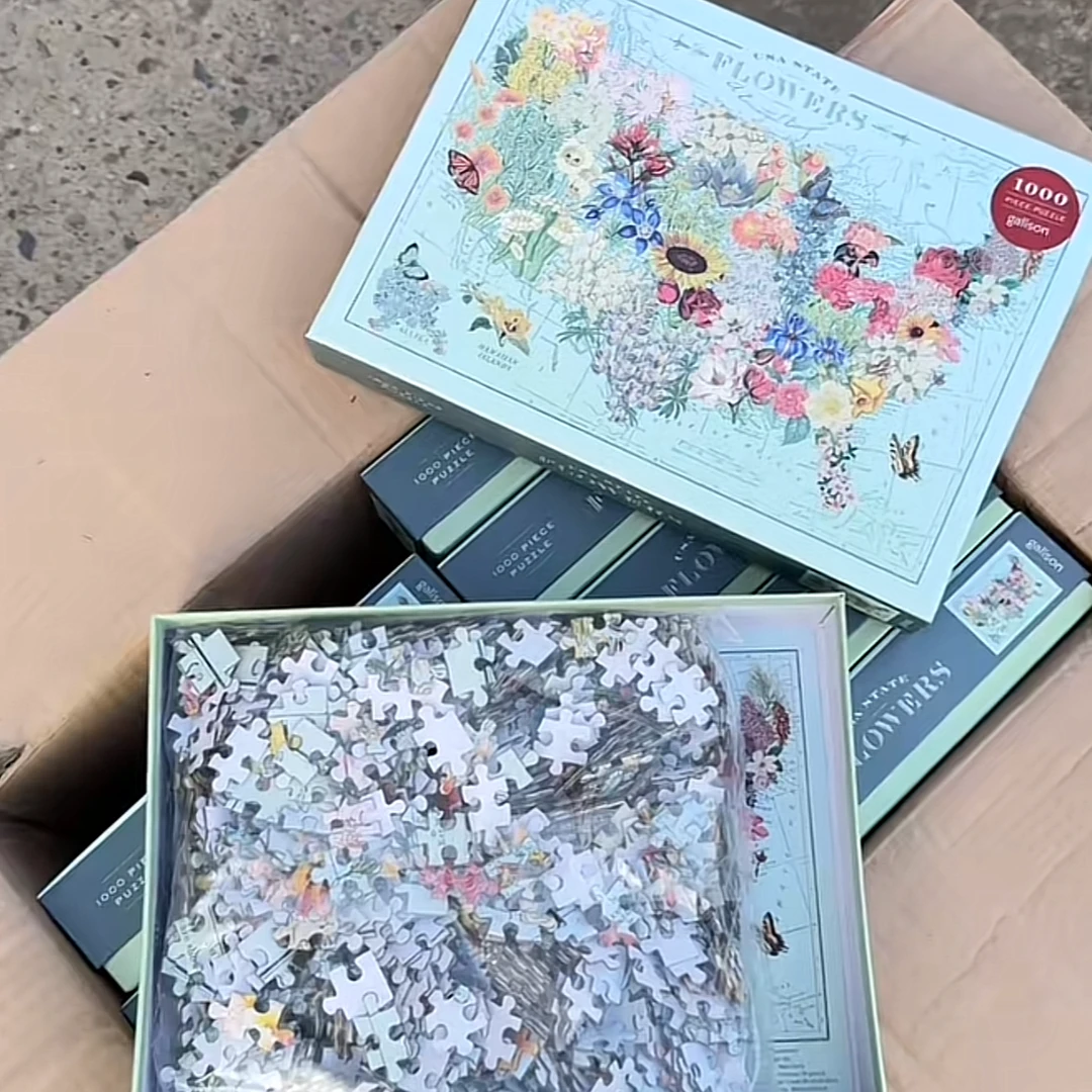 花朵拼图1000PS