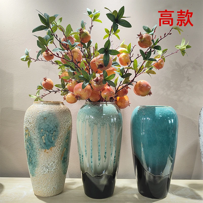 欧式中式现代景德镇陶瓷花瓶窑变水培花盆家居摆件家居软装摆件