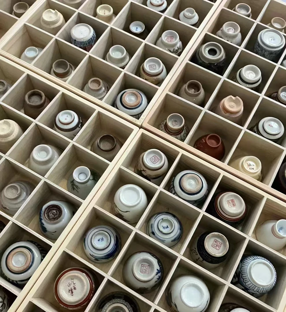 复古高级主人杯品茗杯天青家用