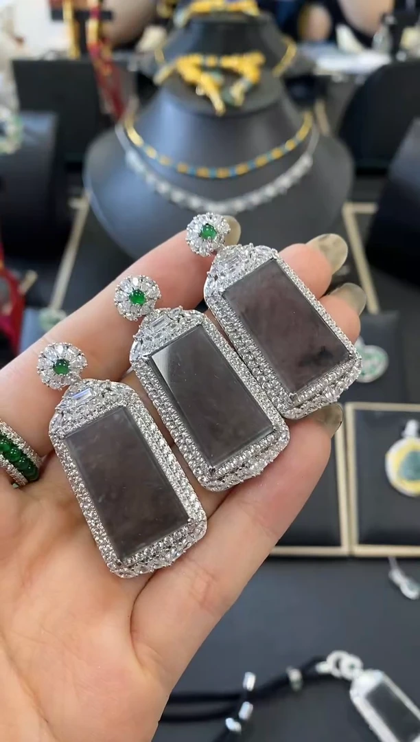 【闪购商品】翡翠吊坠(不含链)银S925镶嵌银镶 多样性一件发货