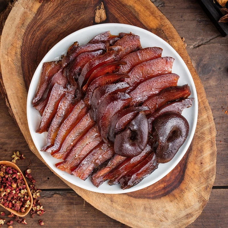 柴火烟熏猪脸猪舌猪耳朵猪拱嘴土猪肉2斤-6斤