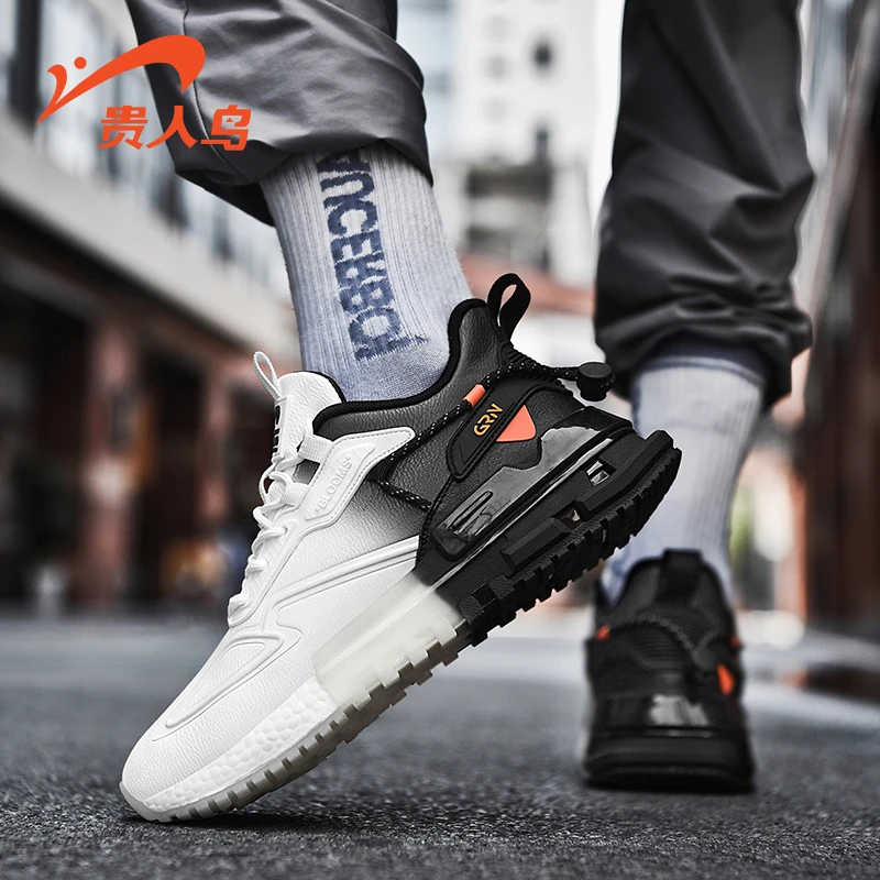 贵人鸟冬季加绒男鞋时尚百搭休闲鞋潮流学生鞋保暖棉鞋MF298049