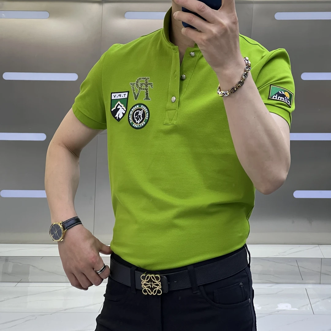 男士新款欧货《VPT工艺5色POlo衫短袖》夏季翻领修身时尚半袖休闲
