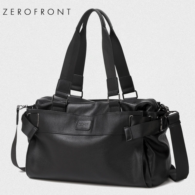 头层牛皮手提单肩斜挎包男士真皮横款商务休闲电脑包百搭潮流韩版