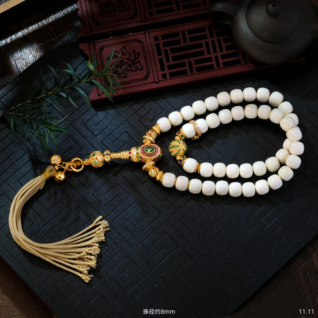 【金豆VIP】猛犸牙·双圈·天然豪镶·轻奢重工精工十八高阶K版