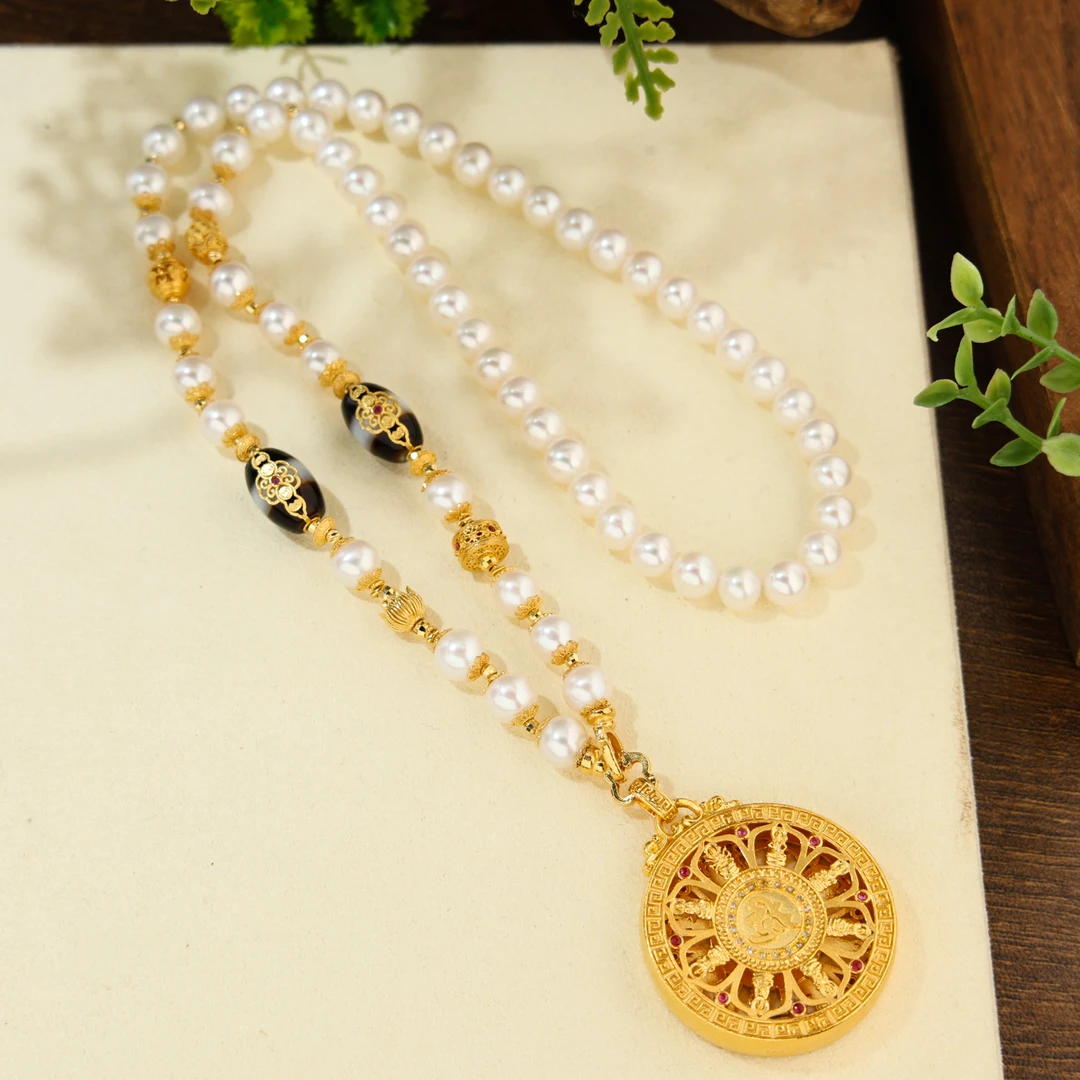 【金豆原创】四宝||18K金天然淡水珍珠项链高阶设计款万能链