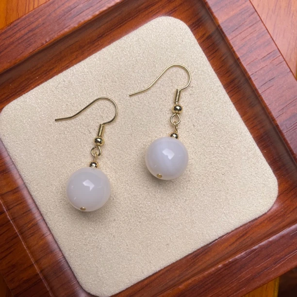 车车-12mm耳饰 全玉化  多样性发一